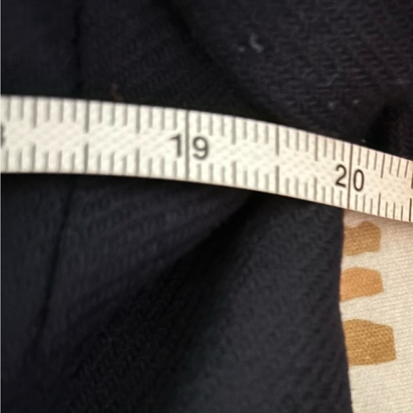 Massimo Dutti Womens Navy Wool Blend Sz 8 Coat 6403 Pockets Hidden Closure - Picture 11 of 11